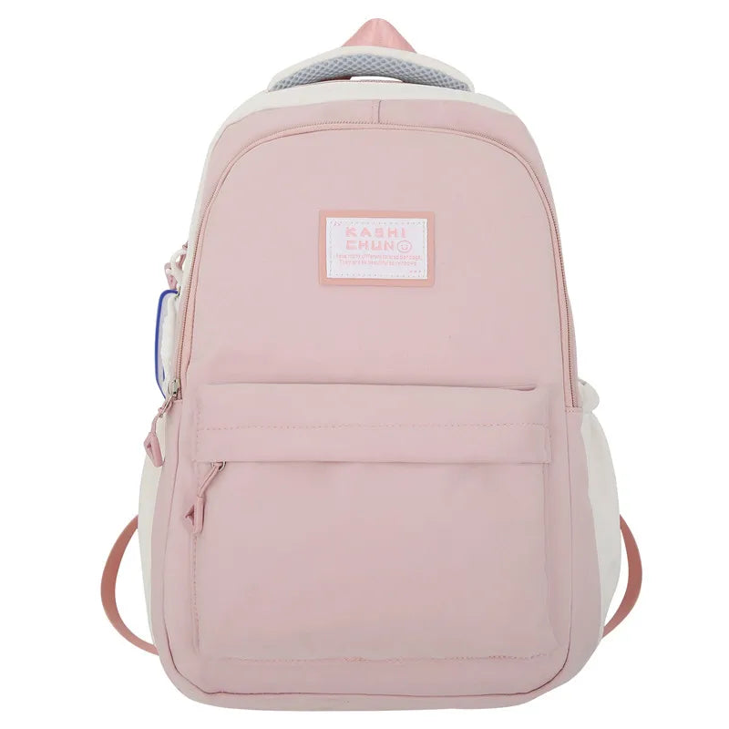 Girl Boy Green Leisure School Bag Men Women High Capacity College Backpack Lady New Laptop Student Fashion Female Travel BookBag