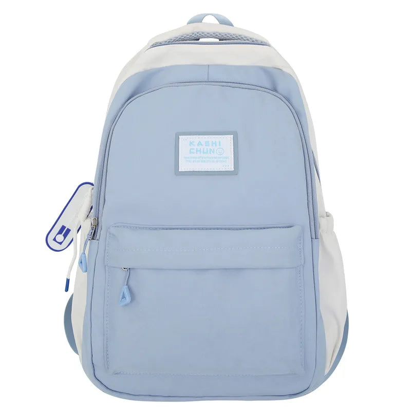 Girl Boy Green Leisure School Bag Men Women High Capacity College Backpack Lady New Laptop Student Fashion Female Travel BookBag