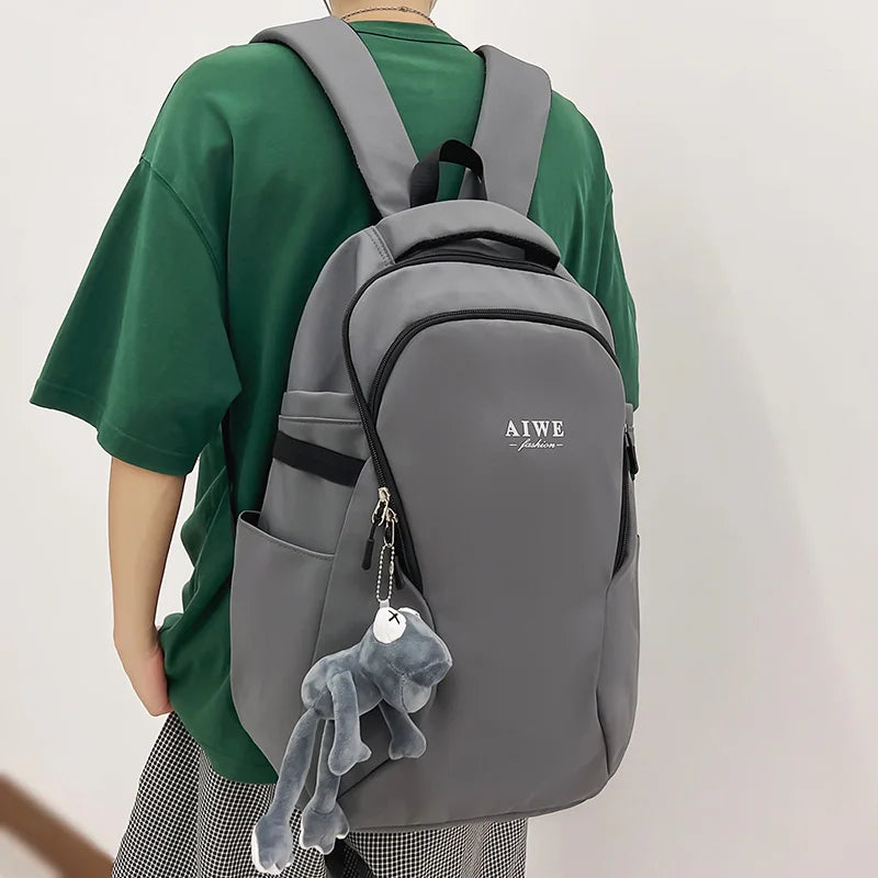 Girl Boy High Capacity Leisure Waterproof School Bag Women Male Men Female Travel Book Bags Fashion Lady College Backpack Laptop