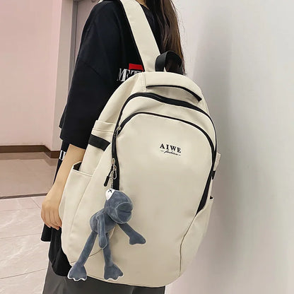 Girl Boy High Capacity Leisure Waterproof School Bag Women Male Men Female Travel Book Bags Fashion Lady College Backpack Laptop