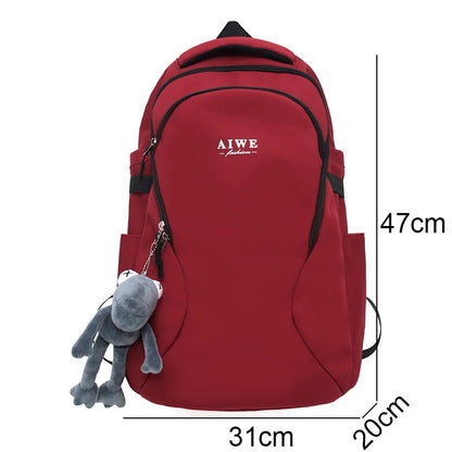 Girl Boy High Capacity Leisure Waterproof School Bag Women Male Men Female Travel Book Bags Fashion Lady College Backpack Laptop