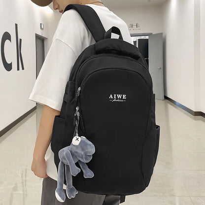 Girl Boy High Capacity Leisure Waterproof School Bag Women Male Men Female Travel Book Bags Fashion Lady College Backpack Laptop