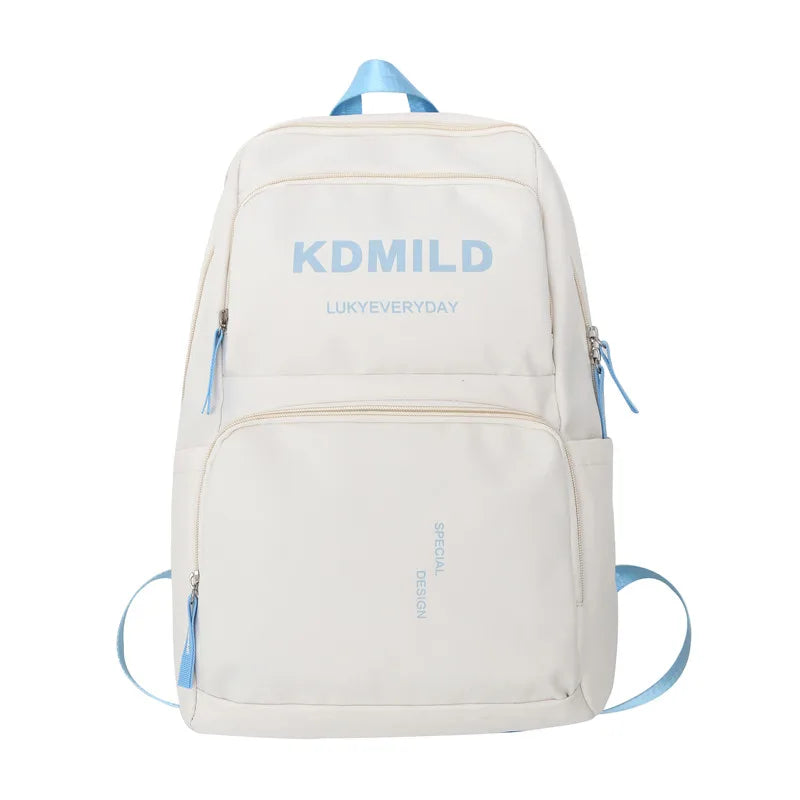 Girl Boy Nylon Laptop School Bag Male Women College Backpack Fashion New Trendy Lady Student Backpack Female Men Travel Book Bag