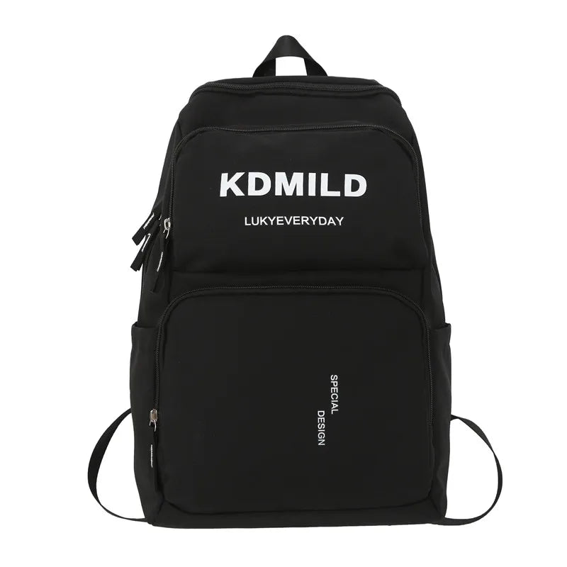 Girl Boy Nylon Laptop School Bag Male Women College Backpack Fashion New Trendy Lady Student Backpack Female Men Travel Book Bag