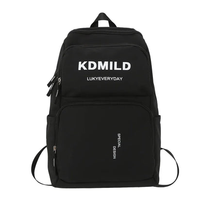 Girl Boy Nylon Laptop School Bag Male Women College Backpack Fashion New Trendy Lady Student Backpack Female Men Travel Book Bag