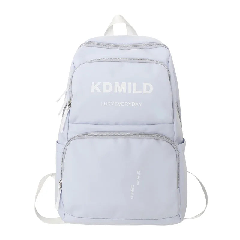 Girl Boy Nylon Laptop School Bag Male Women College Backpack Fashion New Trendy Lady Student Backpack Female Men Travel Book Bag