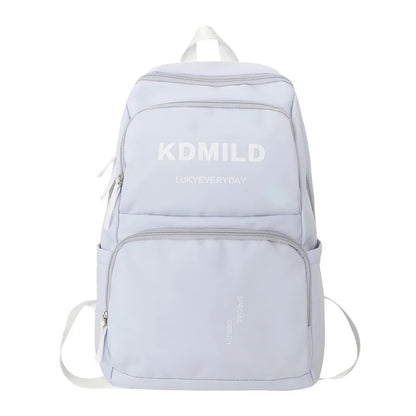 Girl Boy Nylon Laptop School Bag Male Women College Backpack Fashion New Trendy Lady Student Backpack Female Men Travel Book Bag