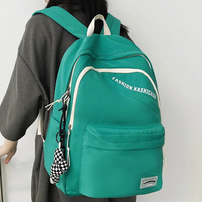 Girl Boy Nylon Leisure School Bags Men Women Laptop Student Backpack Fashion Female Book Bag Male Ladies College Backpack Travel