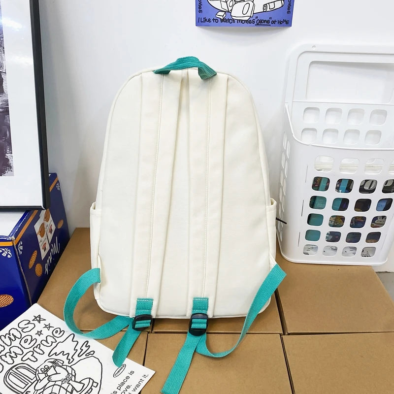 Girl Boy Nylon Leisure School Bags Men Women Laptop Student Backpack Fashion Female Book Bag Male Ladies College Backpack Travel