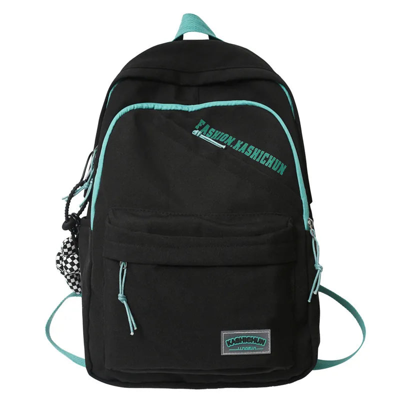 Girl Boy Nylon Leisure School Bags Men Women Laptop Student Backpack Fashion Female Book Bag Male Ladies College Backpack Travel