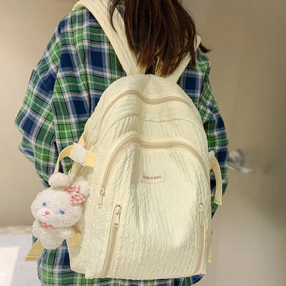 Girl Cute Travel School Bag Ladies Student Backpack Trendy Cool Female Kawaii College Backpack Fashion Women Laptop Book Bag New