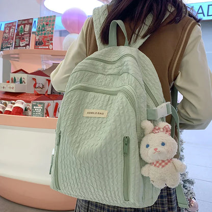 Girl Cute Travel School Bag Ladies Student Backpack Trendy Cool Female Kawaii College Backpack Fashion Women Laptop Book Bag New