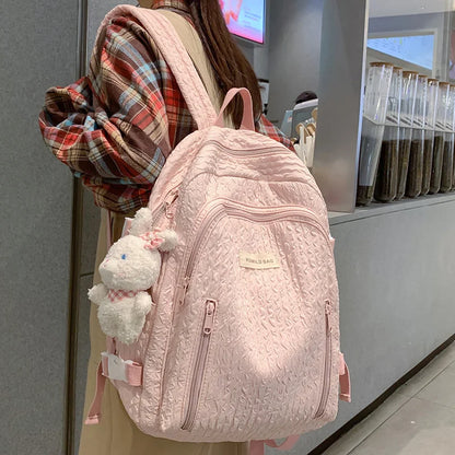 Girl Cute Travel School Bag Ladies Student Backpack Trendy Cool Female Kawaii College Backpack Fashion Women Laptop Book Bag New