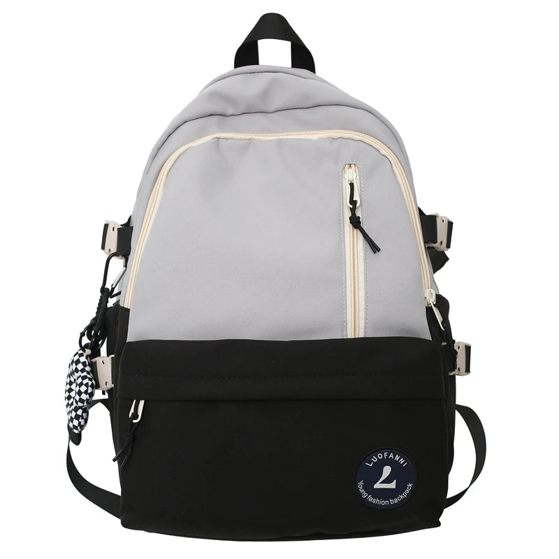 Girl Cute Travel School Bag Trendy Lady Kawaii Student Backpack Cool Female Nylon College Backpack Fashion Women Laptop Book Bag