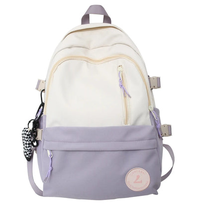 Girl Cute Travel School Bag Trendy Lady Kawaii Student Backpack Cool Female Nylon College Backpack Fashion Women Laptop Book Bag