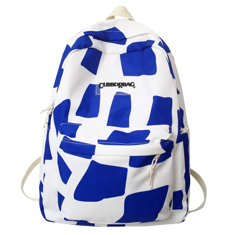 Girl Graffiti Print Travel School Bag Trendy Women Student Backpack Lady Kawaii Book Bags Fashion Female College Backpack Laptop