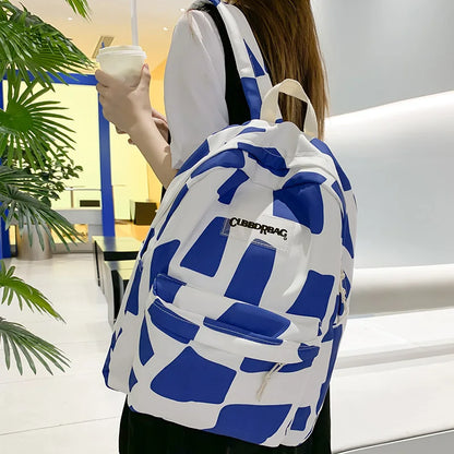 Girl Graffiti Print Travel School Bag Trendy Women Student Backpack Lady Kawaii Book Bags Fashion Female College Backpack Laptop