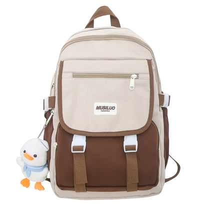 Girl Harajuku Kawaii Trendy Book Bag Women Travel School Bag Female Cute Nylon Laptop College Backpack Lady Student Teen Fashion