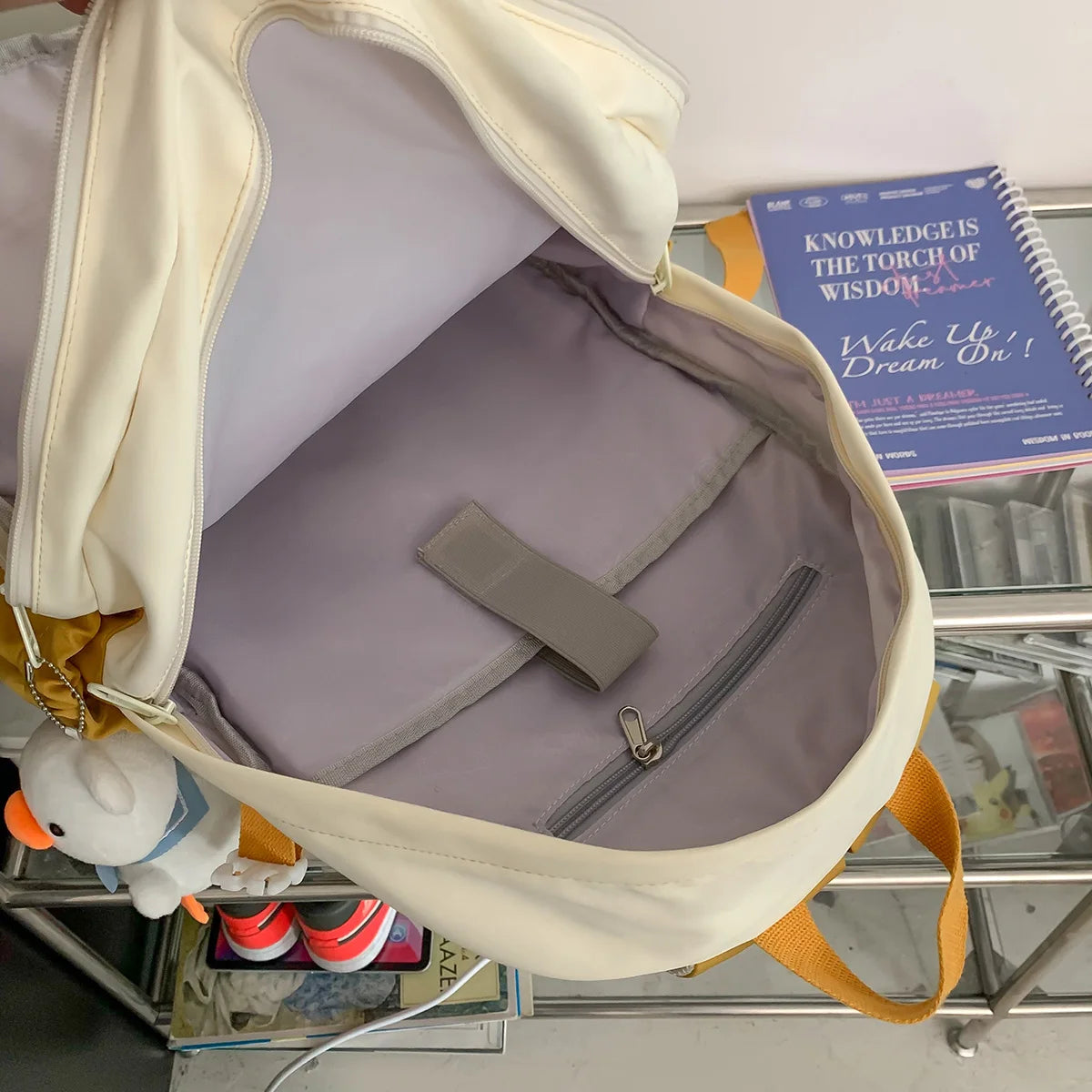 Girl Harajuku Kawaii Trendy Book Bag Women Travel School Bag Female Cute Nylon Laptop College Backpack Lady Student Teen Fashion