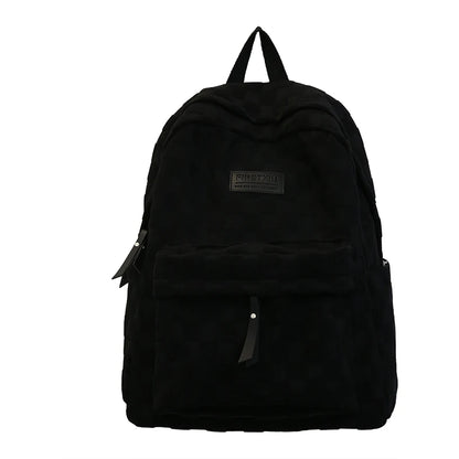Girl Kawaii Plaid School Backpack Female Travel College Backpack Fashion Lattice Lady Cute Book Trendy Women Laptop Student Bags