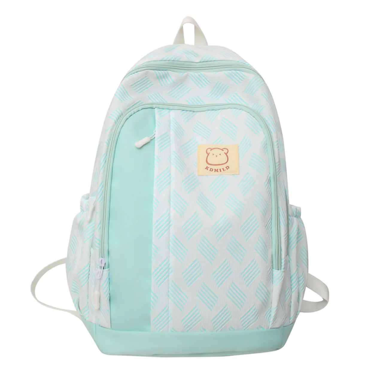 Girl Kawaii Purple Nylon School Bag Waterproof Fashion Lady Cute Laptop Female Travel BookBag Trendy Women College Backpack Teen
