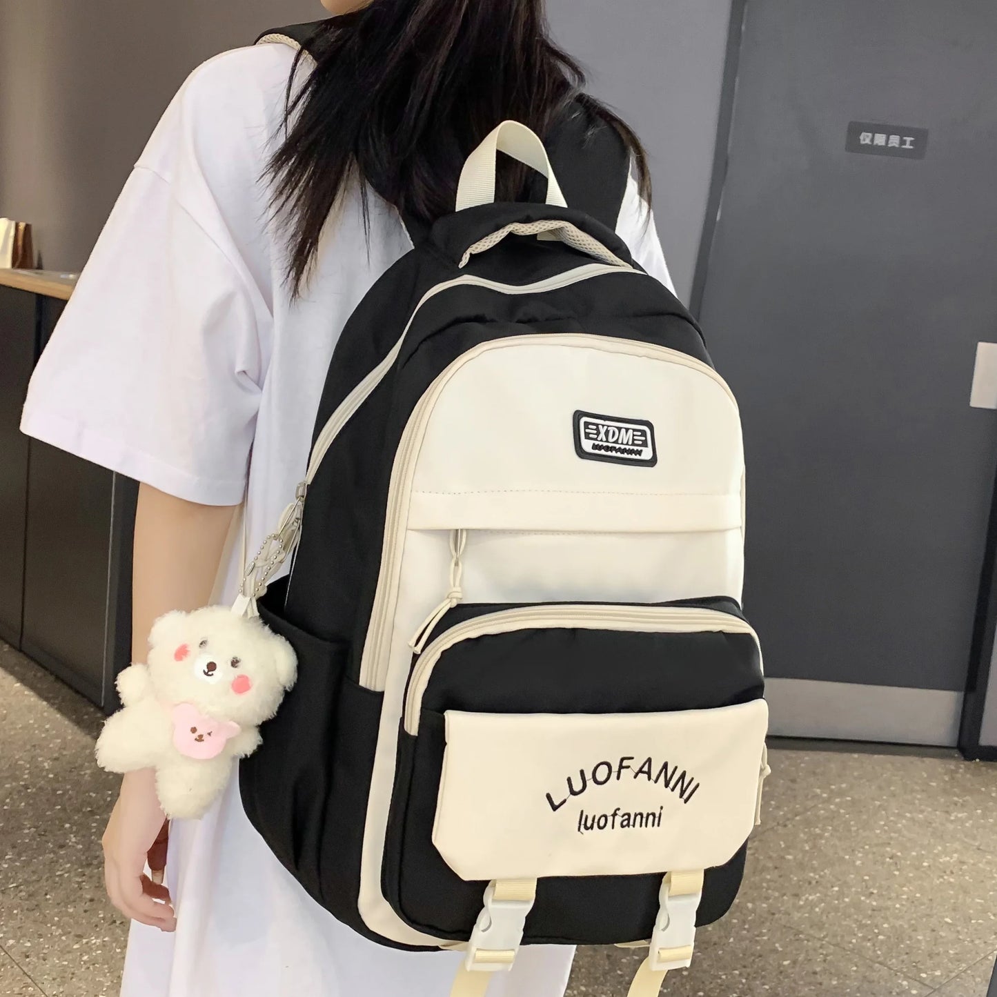 Girl Kawaii Travel Harajuku Book Backpack Ladies Student Bag Trendy Female Laptop College Backpack Fashion Women Cute School Bag