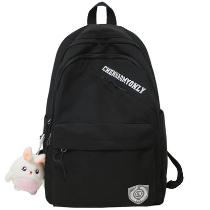 Girl Kawaii Yellow Waterproof College Backpack Lady Book Bag Fashion Female Cute Travel Backpack Trendy Women Laptop Student Bag