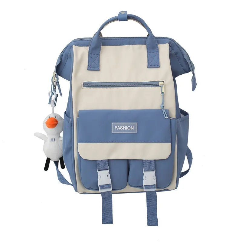 Girl New Cute Waterproof Travel Female Rucksack  Nylon Mommy Bag Ladies Kawaii Backpack Fashion Women Laptop Trendy College Bags