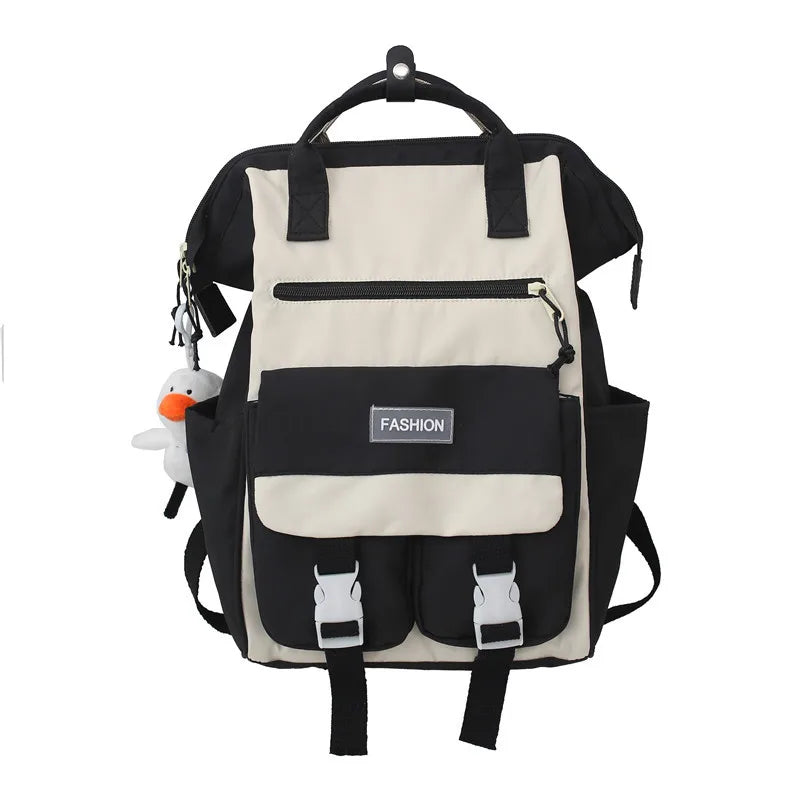 Girl New Cute Waterproof Travel Female Rucksack  Nylon Mommy Bag Ladies Kawaii Backpack Fashion Women Laptop Trendy College Bags