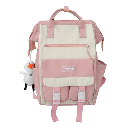 Girl New Cute Waterproof Travel Female Rucksack  Nylon Mommy Bag Ladies Kawaii Backpack Fashion Women Laptop Trendy College Bags