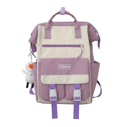 Girl New Cute Waterproof Travel Female Rucksack  Nylon Mommy Bag Ladies Kawaii Backpack Fashion Women Laptop Trendy College Bags