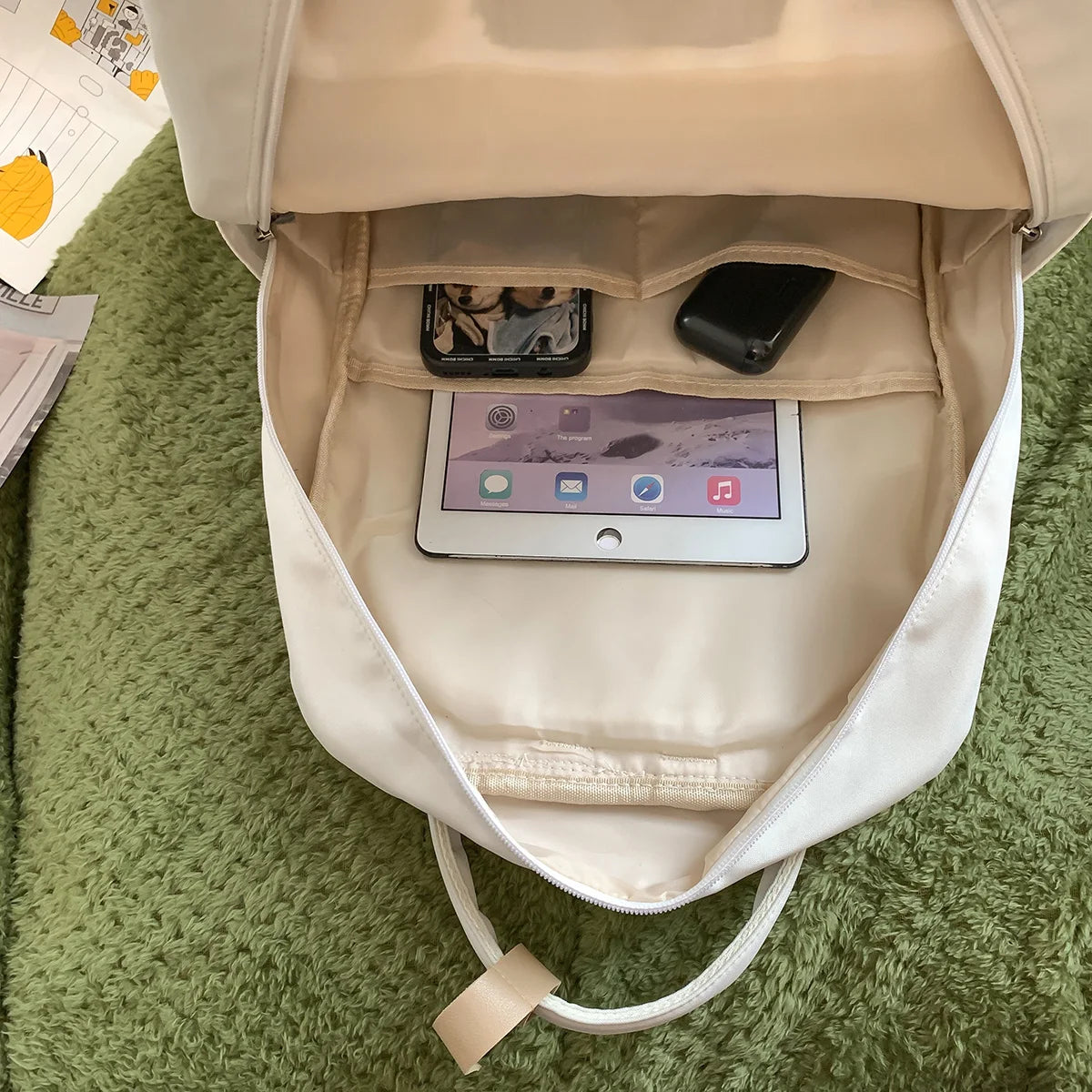 Girl Nylon School Bag Lady Badge Student Kawaii Waterproof Laptop Cool Fashion Female Travel Book Bag Women College Backpack New