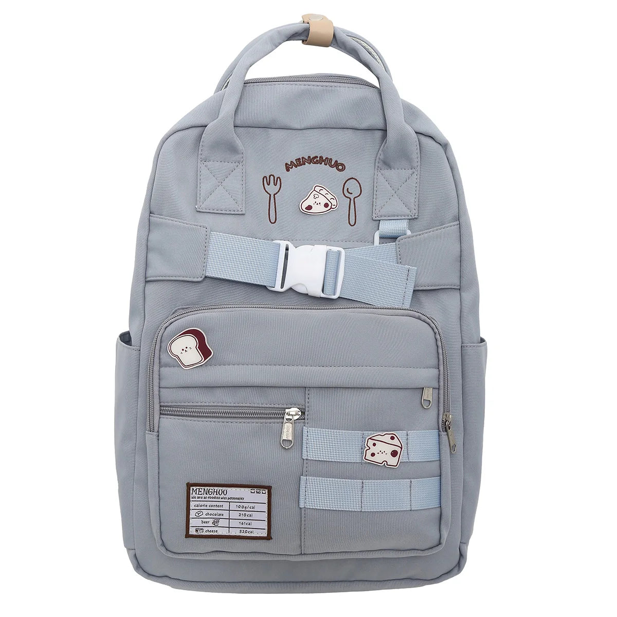 Girl Nylon School Bag Lady Badge Student Kawaii Waterproof Laptop Cool Fashion Female Travel Book Bag Women College Backpack New