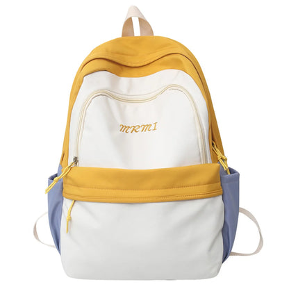 Girl Nylon Waterproof Women School Bag Student Cute Fashion Laptop College Backpacks Kawaii Female Travel Book Bag Ladies Trendy