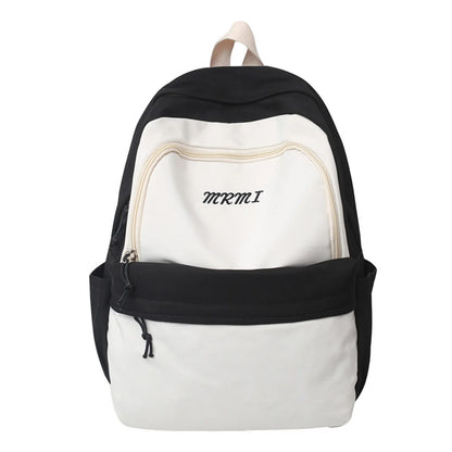 Girl Nylon Waterproof Women School Bag Student Cute Fashion Laptop College Backpacks Kawaii Female Travel Book Bag Ladies Trendy
