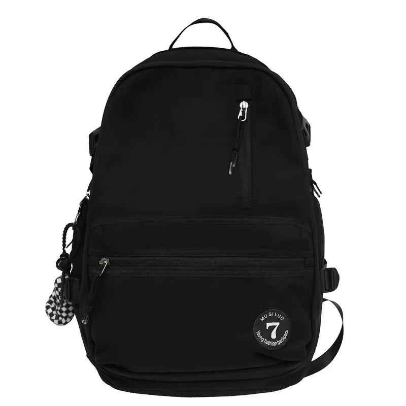 Girl Red High Capacity Boy School Bag Male Women Travel Book Bag Female College Backpack Men Lady Laptop Packet Fashion Teenager