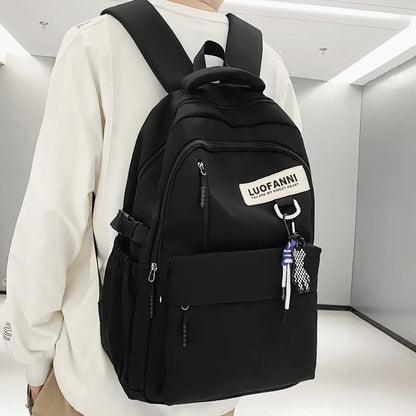 Girl Red High Capacity Waterproof College Backpack Cool Women Men Nylon Fashion Book School Bag Ladies Male Travel Female Laptop