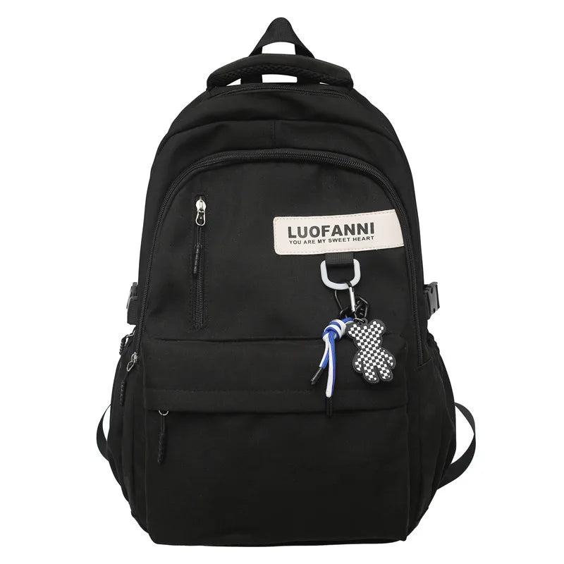 Girl Red High Capacity Waterproof College Backpack Cool Women Men Nylon Fashion Book School Bag Ladies Male Travel Female Laptop