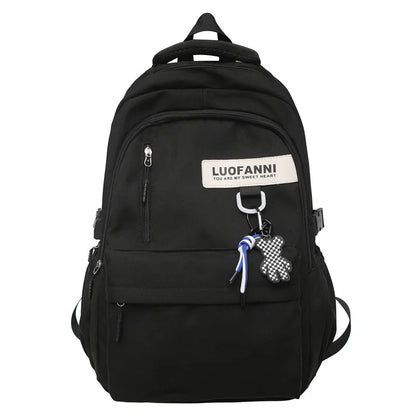 Girl Red High Capacity Waterproof College Backpack Cool Women Men Nylon Fashion Book School Bag Ladies Male Travel Female Laptop