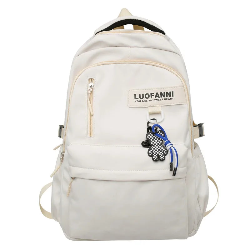 Girl Red High Capacity Waterproof College Backpack Cool Women Men Nylon Fashion Book School Bag Ladies Male Travel Female Laptop