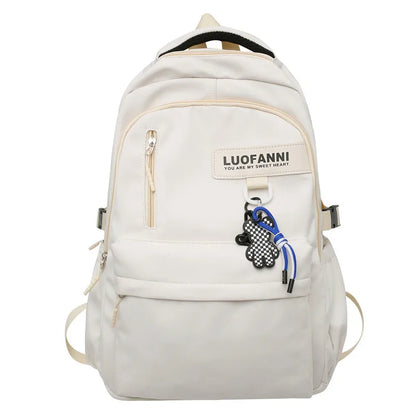 Girl Red High Capacity Waterproof College Backpack Cool Women Men Nylon Fashion Book School Bag Ladies Male Travel Female Laptop