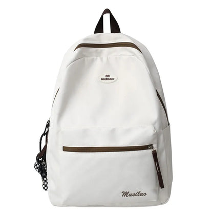 Girl Waterproof Travel Laptop Backpack Trendy Women Leisure Pocket School Bag Ladies Nylon College Teen Fashion Female Book Bags