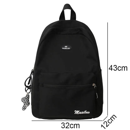 Girl Waterproof Travel Laptop Backpack Trendy Women Leisure Pocket School Bag Ladies Nylon College Teen Fashion Female Book Bags
