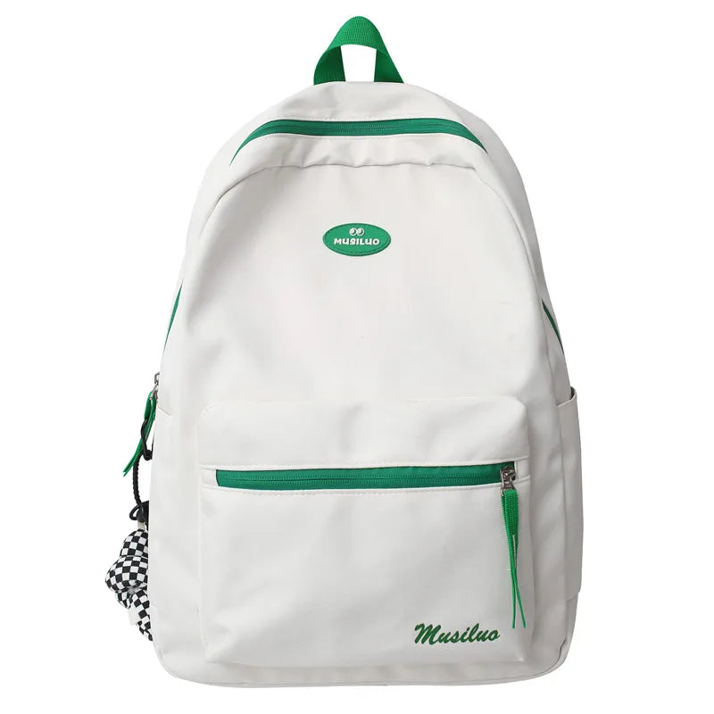 Girl Waterproof Travel Laptop Backpack Trendy Women Leisure Pocket School Bag Ladies Nylon College Teen Fashion Female Book Bags