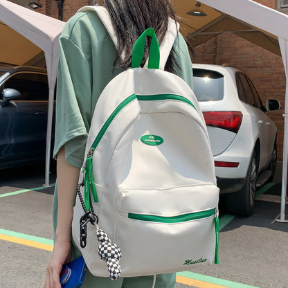 Girl Waterproof Travel Laptop Backpack Trendy Women Leisure Pocket School Bag Ladies Nylon College Teen Fashion Female Book Bags