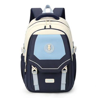Girls Cute Schoolbag Elementary Middle School Backpack for Primary School Teens Carry On With Trolley Sleeve