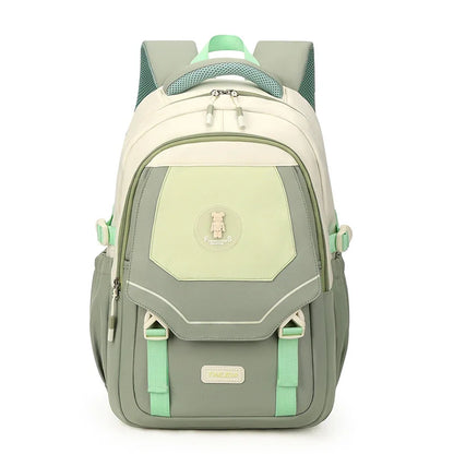 Girls Cute Schoolbag Elementary Middle School Backpack for Primary School Teens Carry On With Trolley Sleeve