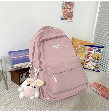 Girls School Backpack Large Capacity Casual Laptop Bag Waterproof Travel Rucksack Teen School Bag