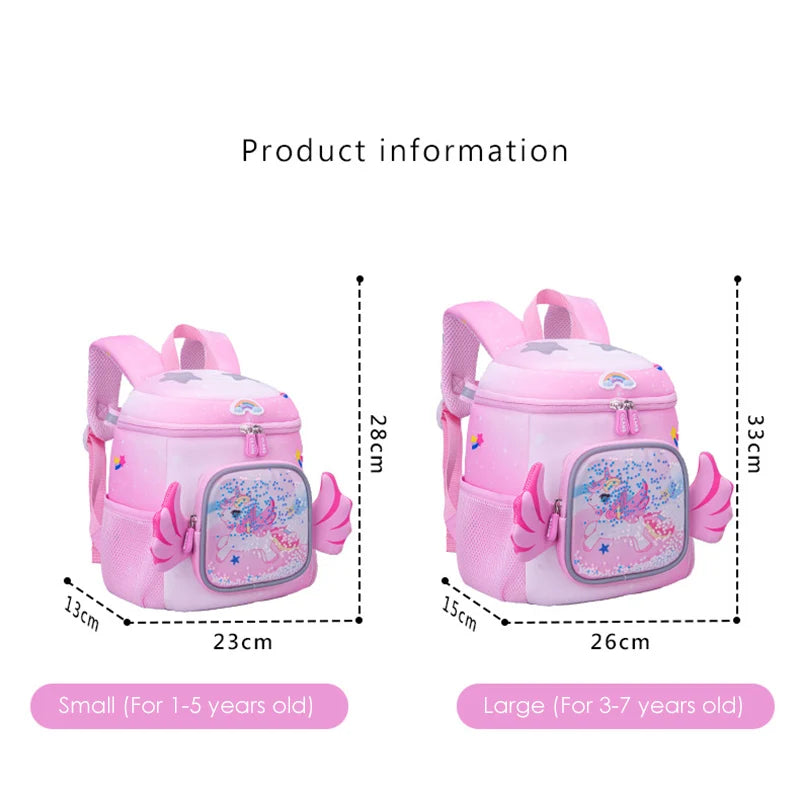 Girls' School Backpacks Pink Unicorn Schoolbag For Kindergarten Children Kids School Bags Students Pack Mochilas Kawaii Bolsa