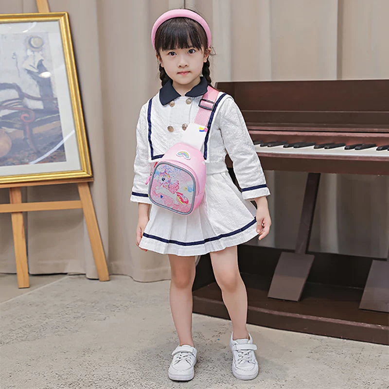 Girls' School Backpacks Pink Unicorn Schoolbag For Kindergarten Children Kids School Bags Students Pack Mochilas Kawaii Bolsa